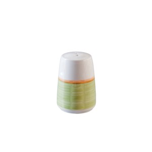 Green Brush Strokes Salt Shaker